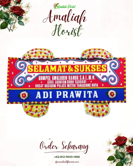 Papan Bunga Ucapan Selamat Sangup
