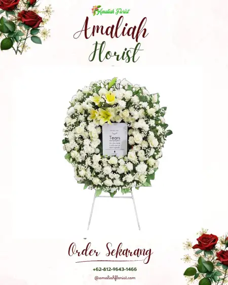 Krans Bunga Duka Sangup